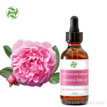 Approvisionnement d&#39;usine 100% pure huile essentielle de rose de Damas